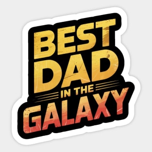 Best-Dad-In-The-Galaxy Sticker